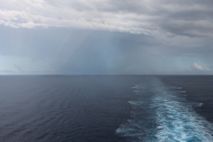 Watching a storm at sea is nothing like watching one on land!  It was one of the most spectacular things I've ever seen.